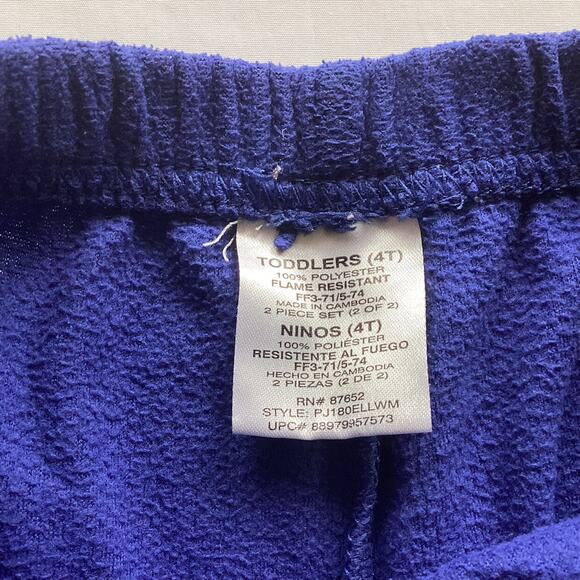 Fleece Wide Leg Pajama Pants - Picture 3 of 4